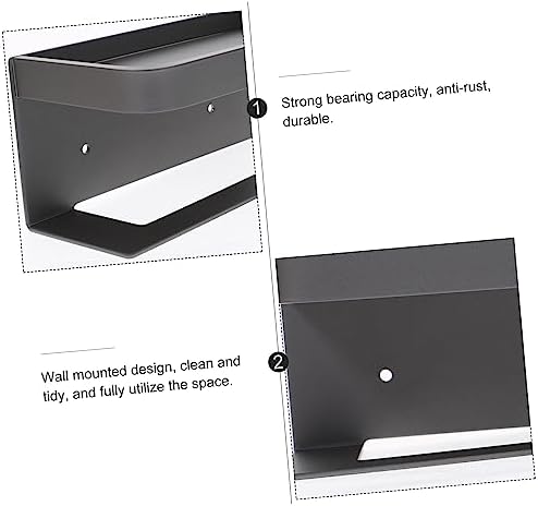 WATIIFUFU Toilet Paper Holder with Shelf Wall Mounted