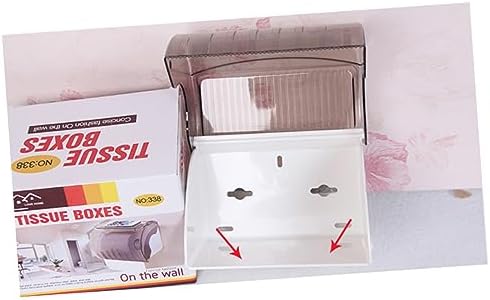 SEWOART Wall Mount Bathroom Tissue Holder with Suction Cup