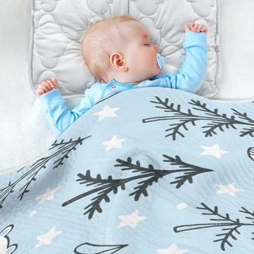 Personalized Nordic Bear Blanket for Baby 30x40in
