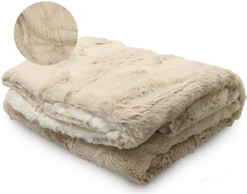 Peluche Faux Fur Blanket - Luxurious Swaddle for Newborn