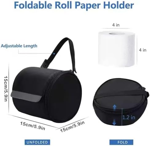 Camping Toilet Paper Holder Foldable Waterproof