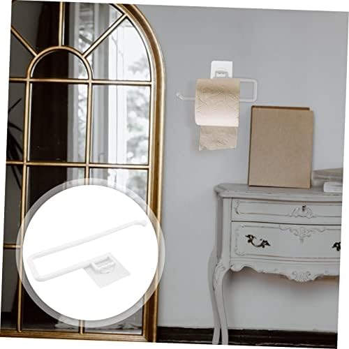 No Drill Toilet Paper Holder Wall Mounted Elegant Design Easy Install