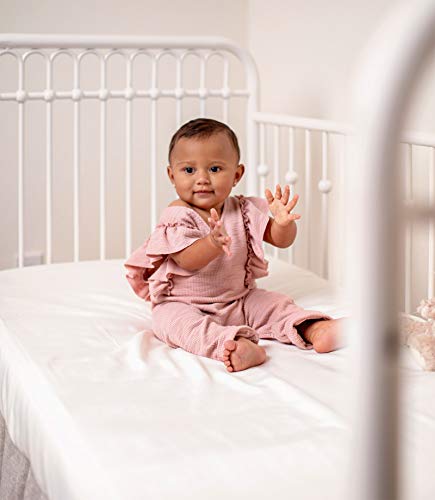 Pure Bamboo Crib Fitted Sheet - Ivory