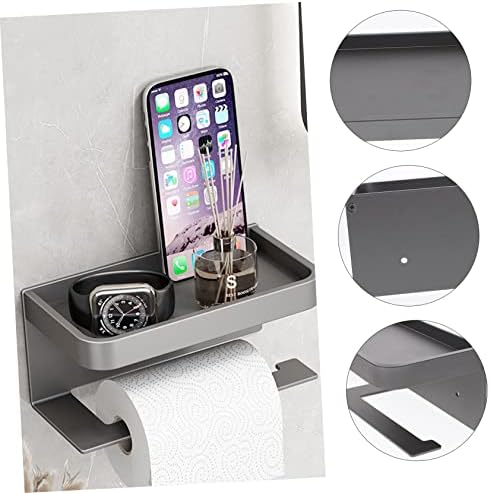ARTIBETTER Wall-Mounted Toilet Paper Holder with Shelf 1