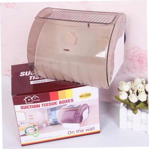 DOITOOL Toilet Paper Holder Wall-Mounted Tissue Box