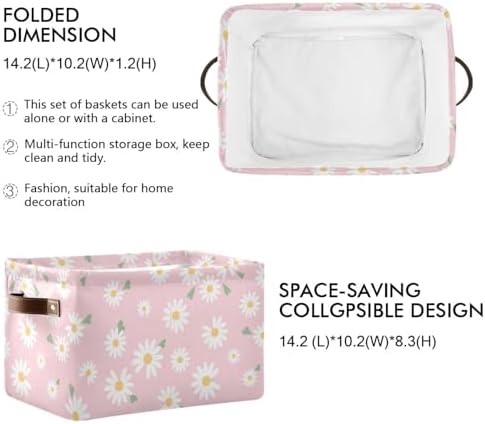Aslsiy Storage Basket for Baby Toys and Laundry