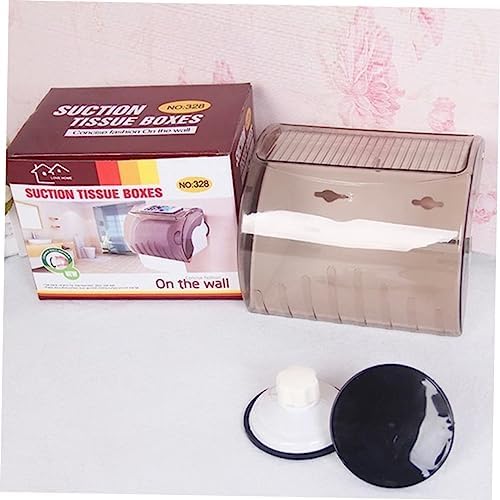 SEWOART Wall Mount Bathroom Tissue Holder with Suction Cup