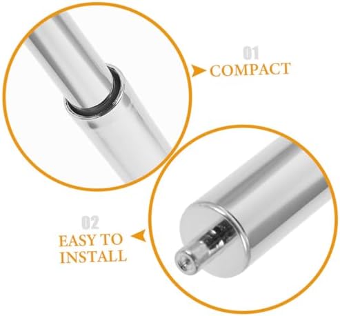 EXHUMKY 3PC Toilet Paper Holder Rod Replacement with Spring Spindle