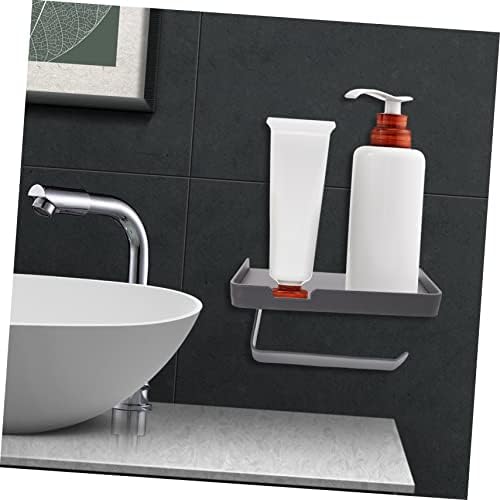 Bebemoko Toilet Paper Holder with Shelf Wall Mount