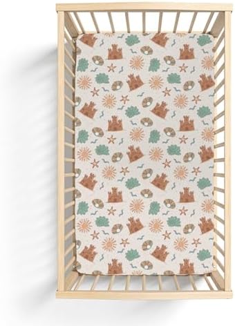 Boho Beach Summer Crib Sheets for Boy Girl 52x28