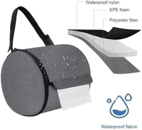 Vjnyvs Outdoor Roll Paper Holder Waterproof Cat Proof