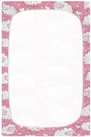Wassud Funny Sheep Crib Sheets 27x39