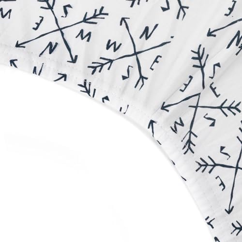 HonestBaby Organic Cotton Crib Sheet Set - White Mini