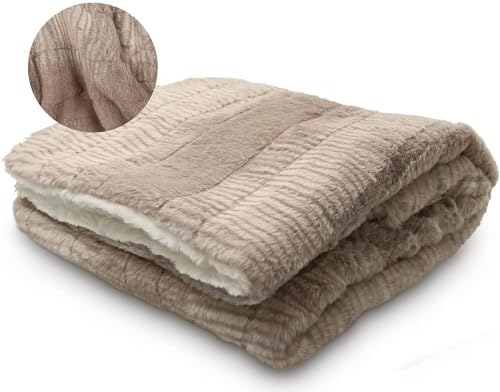 Peluche Lux Faux Fur Baby Blanket - 29 x 36