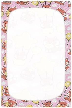 Cute Fox Star Cloud Crib Sheets for Baby Toddler