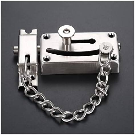 SHAUNI Heavy Duty Gate Latch with Anti-Theft Chain and Screw Hardware