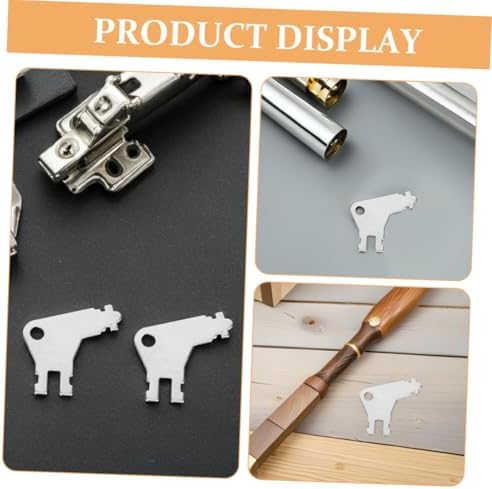 10pcs Toilet Paper Holder Key Towel Buckle Dispenser Key Silver Iron
