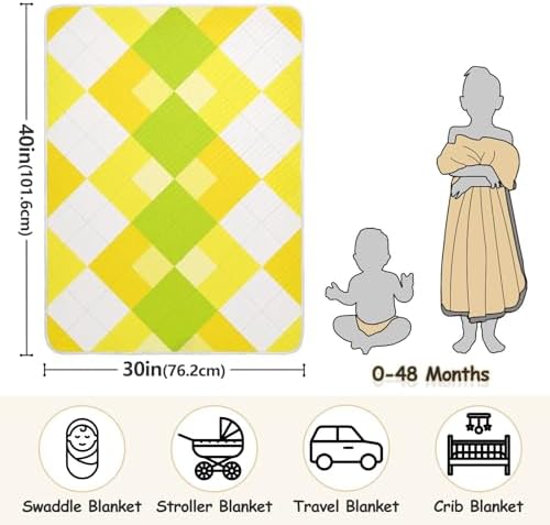 Sanluoli Bunny Blanket 30x40in for Babies
