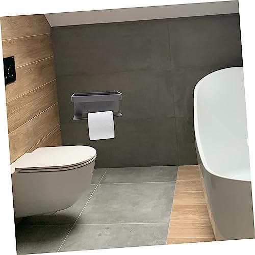ARTIBETTER Wall-Mounted Toilet Paper Holder with Shelf