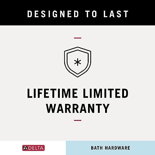 Delta 18 in Wall Mount Towel Bar in Polished Chrome