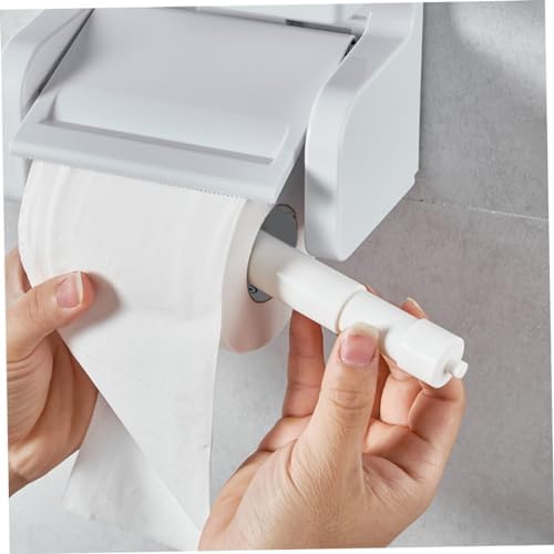 PHENOFICE 3pcs Toilet Paper Holder with Unique Axle Design