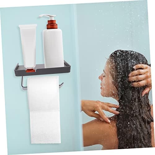 Bebemoko Toilet Paper Holder with Shelf Wall Mount