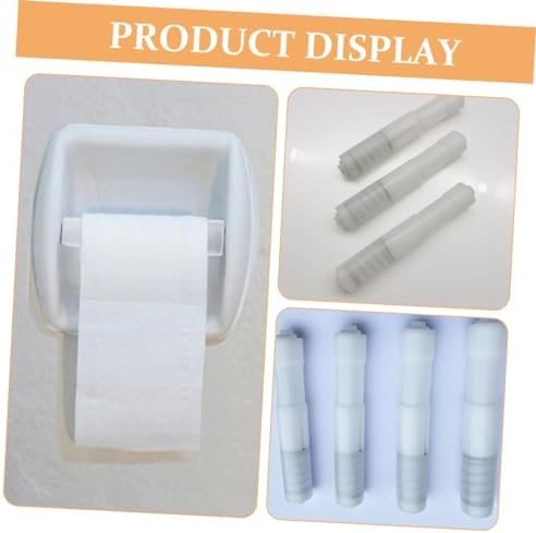 PHENOFICE 3pcs Toilet Paper Holder with Unique Axle Design