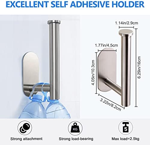 iBoffikia Self-Adhesive Toilet Paper Holder
