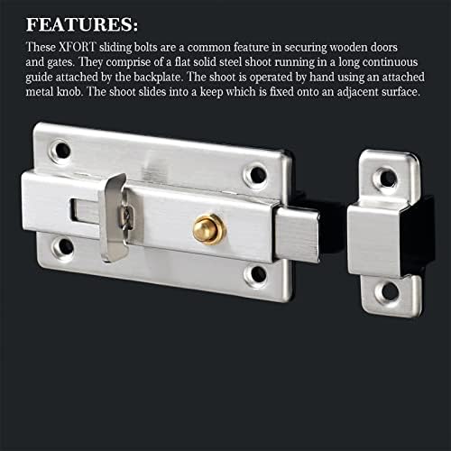 SHAUNI 304 Stainless Steel Gate Latch 1Pcs 1