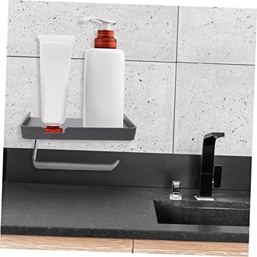 Stainless Steel Toilet Paper Holder with Shelf - Wall Mount
