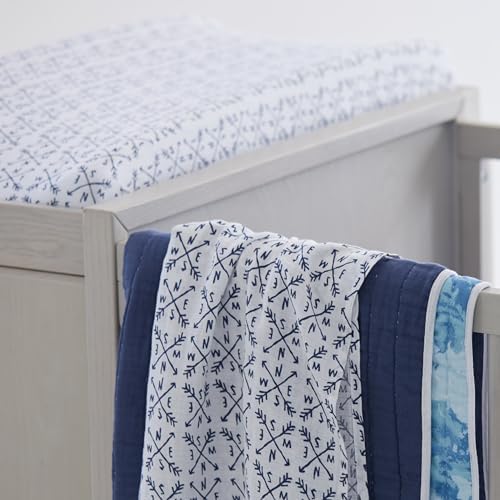 HonestBaby Organic Cotton Crib Sheet Set - White Mini