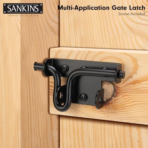 SANKINS 2pcs Heavy Duty Slide Bolt Gate Latch 1