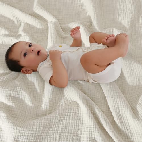 Davids Kids 47 x 47 4-Layer Muslin Blanket for Baby