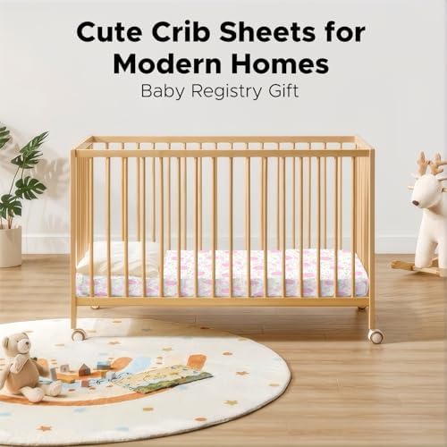 Flannel Crib Sheets 4 Pack for Boys Girls 100 Cotton