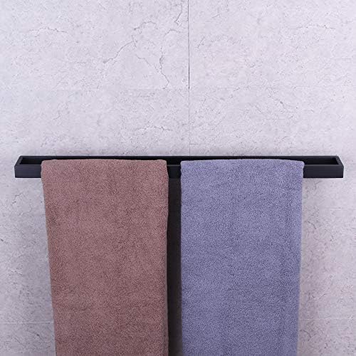 GERZWY 30-Inch Matte Black Towel Bar SUS 304 Stainless Steel