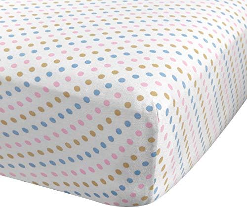 Abstract Cotton Crib Sheets - Soft Fitted Bedding for Baby