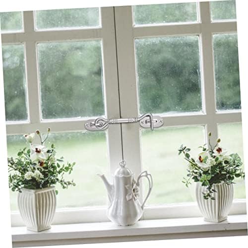 SHAUNI 4Pcs Silver Barn Door Latches with Mounting Screws