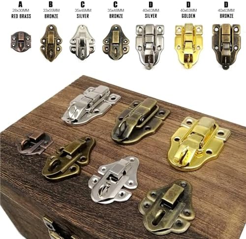 Iron Box Latch Hasp Hook Clasp Trunk Toggle