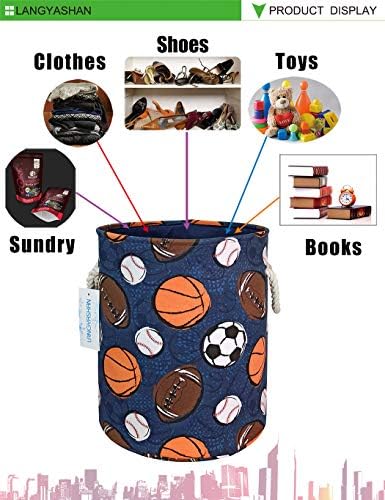 LANGYASHAN Collapsible Laundry Basket for Kids 1