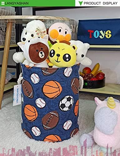 LANGYASHAN Collapsible Laundry Basket for Kids 1