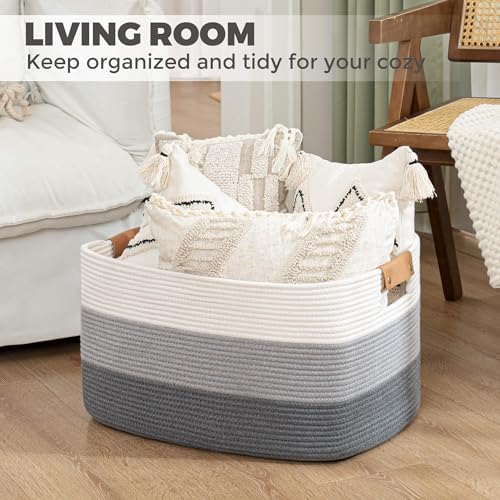 Danpinera Blanket Basket 72L Gradient Grey