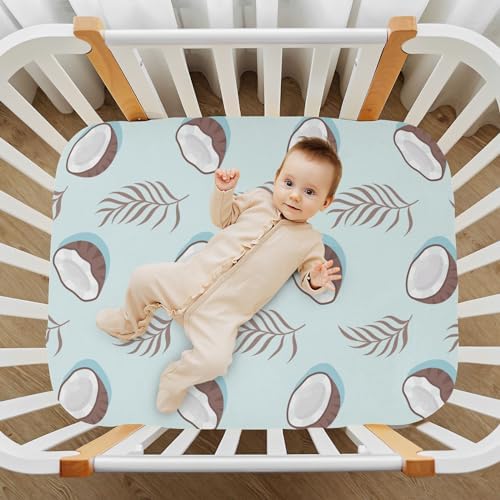 KICPOAY Crib Sheets Breathable Soft Stretchy Playard Sheets for Baby Toddler