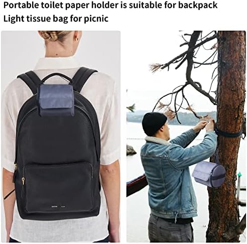 YUJHON Portable Toilet Paper Holder for Car and Bathroom