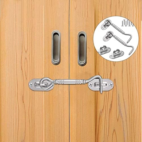 SHAUNI Gate Latch Hook Eye Lock 4pcs Set