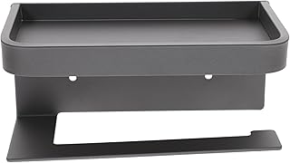 Veemoon Roll Holder with Shelf for Bathroom and Kitchen