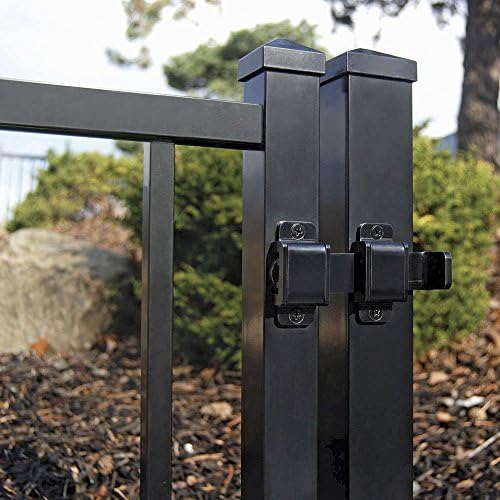 Barrette Outdoor Living Slide Bar Latch Black