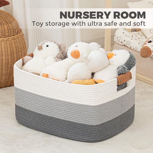 Danpinera Blanket Basket 72L Gradient Grey