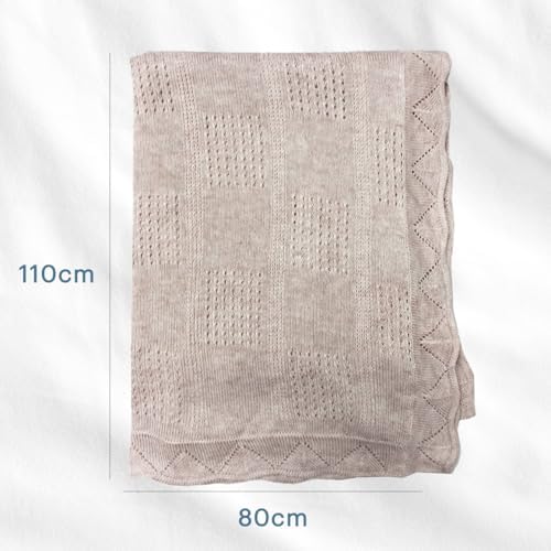 Baby Bright Swaddle Blanket - Cream 1