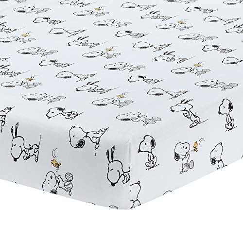 Lambs Ivy Classic Snoopy Cotton Fitted Crib Sheet