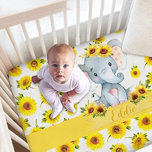 Personalized Baby Crib Sheets with Name Soft and Safe